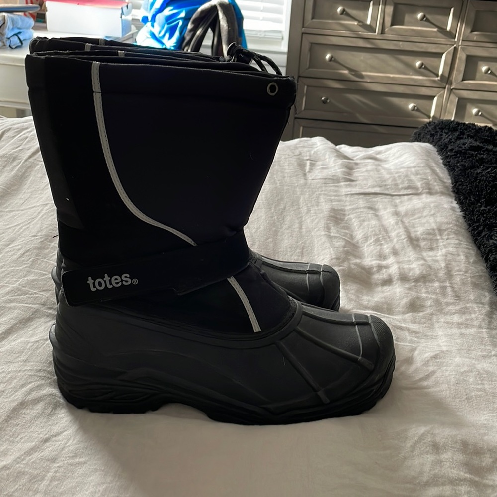 Black, Totes winter boots